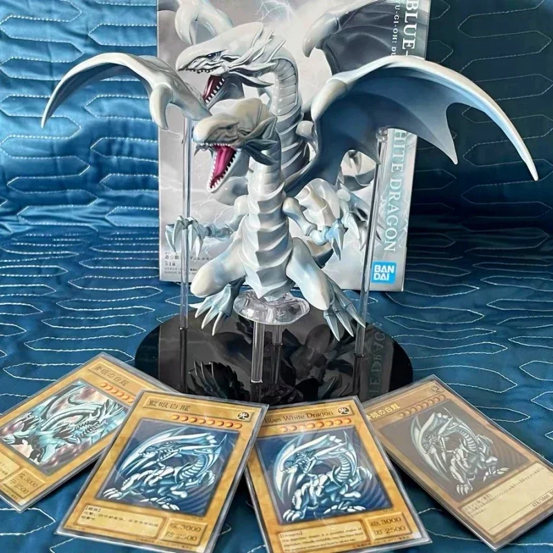 

Bandai Genuine Yu-Gi-Oh! Anime Duel Monsters Blue-Eyes White Dragon Figure Action Figure Pvc Red-Eyes Black Dragon Toys Model