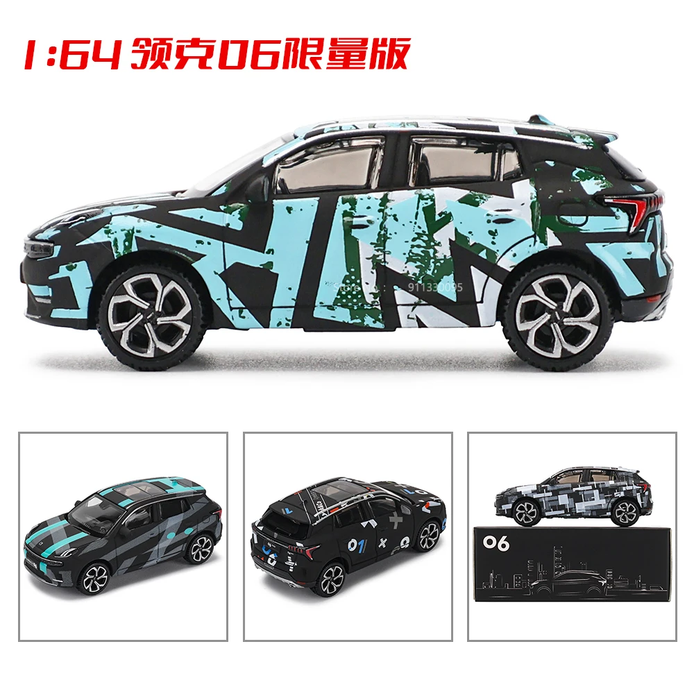 Bburago 1:64 LYNK model simulation of collar alloy Micro high precision model Car Model Collection Kids Xmas Gift Toys for Boy