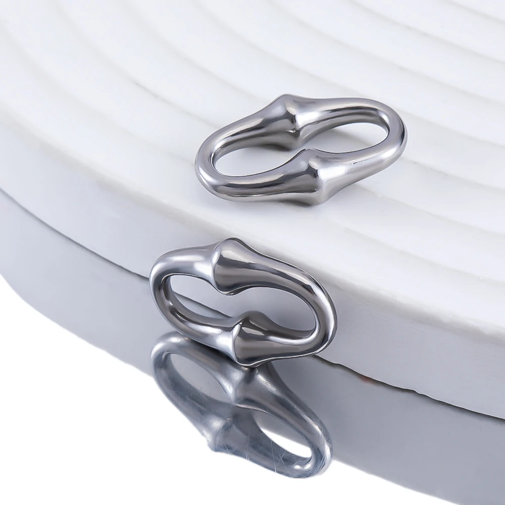 2/10pcs Stainless Steel Popular Bone Joint Shaped Pendant For DIY Necklace Headwear Material Sense Of Design Jewelry Accessories image 4