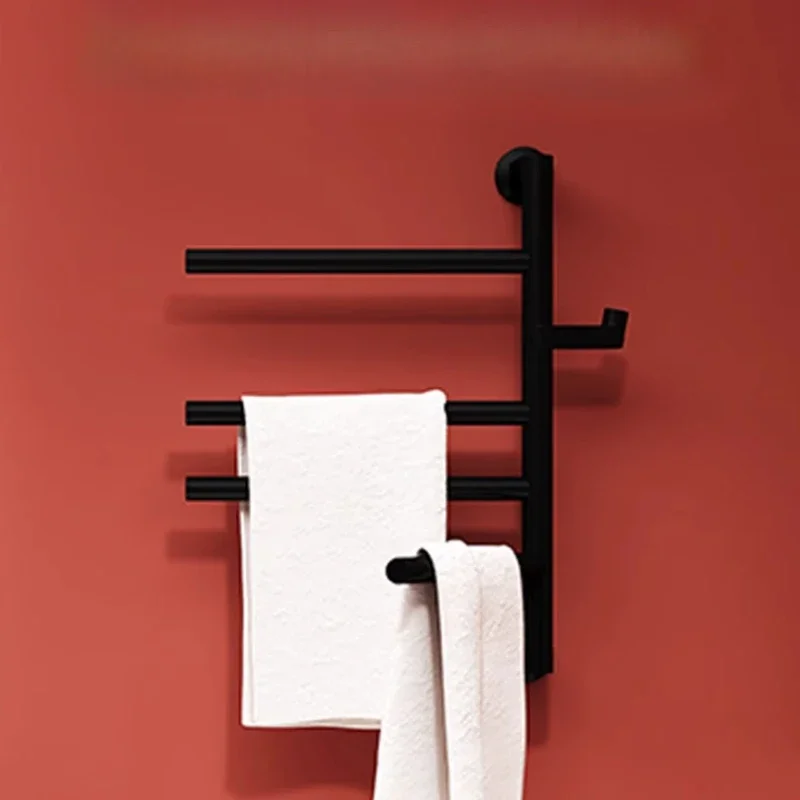 Heating Towel Rack Bathroom Electric Heating Drying Concealed Black Small Полотенцесушитель Электрический Toalheiro Elétrico