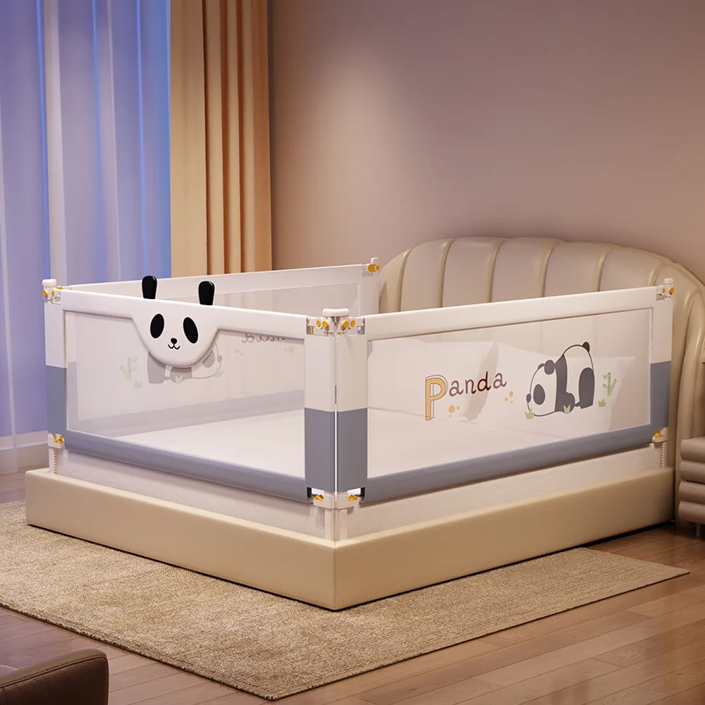 Barandilla de Seguridad para Cama de Bebé, Barandilla Anticaídas para Niños, Diseño sin Espacios, Barrera para Cama de Bebé, Barandilla de Seguridad Ajustable para Camas de Niños Pequeños