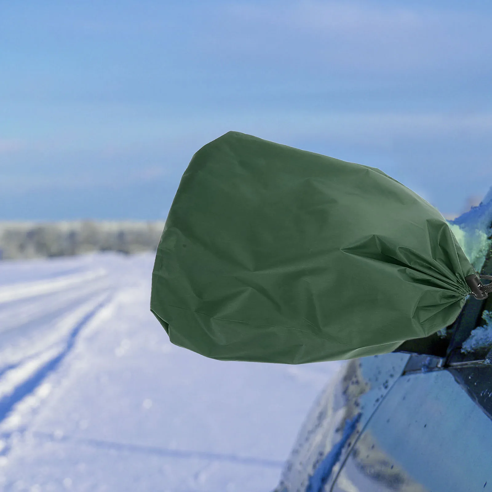 

2Pcs Car Side Mirror Snow Cover Red Anti Frost Outside Mirror Covers For Suv Rear View Mirrors Weather Shield Winter