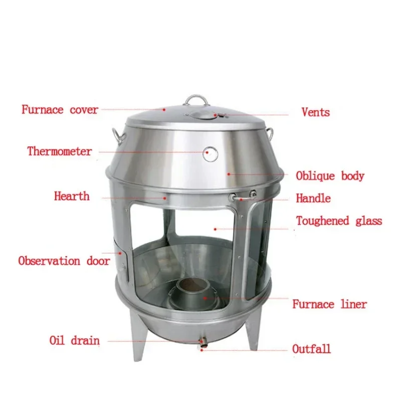 

2026 - Hot Selling 80/90/100cm Stainless Steel Charcoal Roast Duck Oven