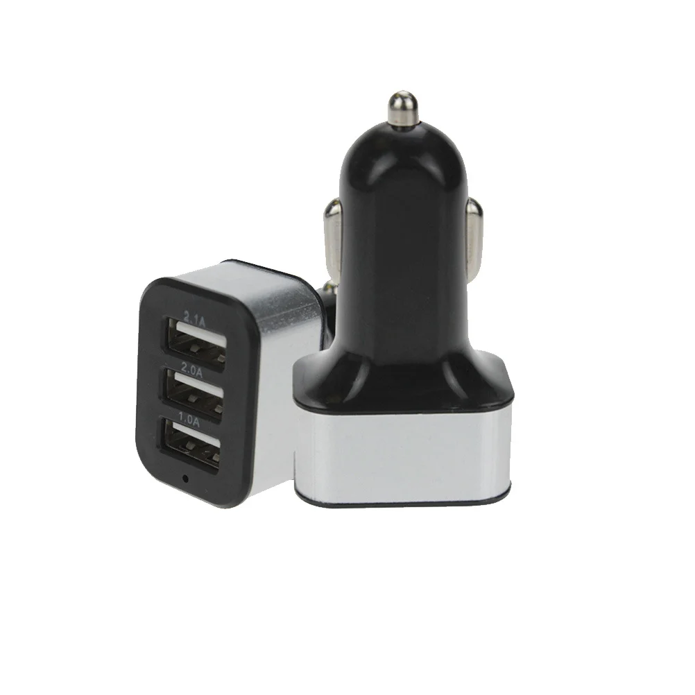 Usb 2.1A Fast Charging Adapter For Phone Tablet Cup Holder Use Aluminum Alloy Mini Design Safety Protection Usb