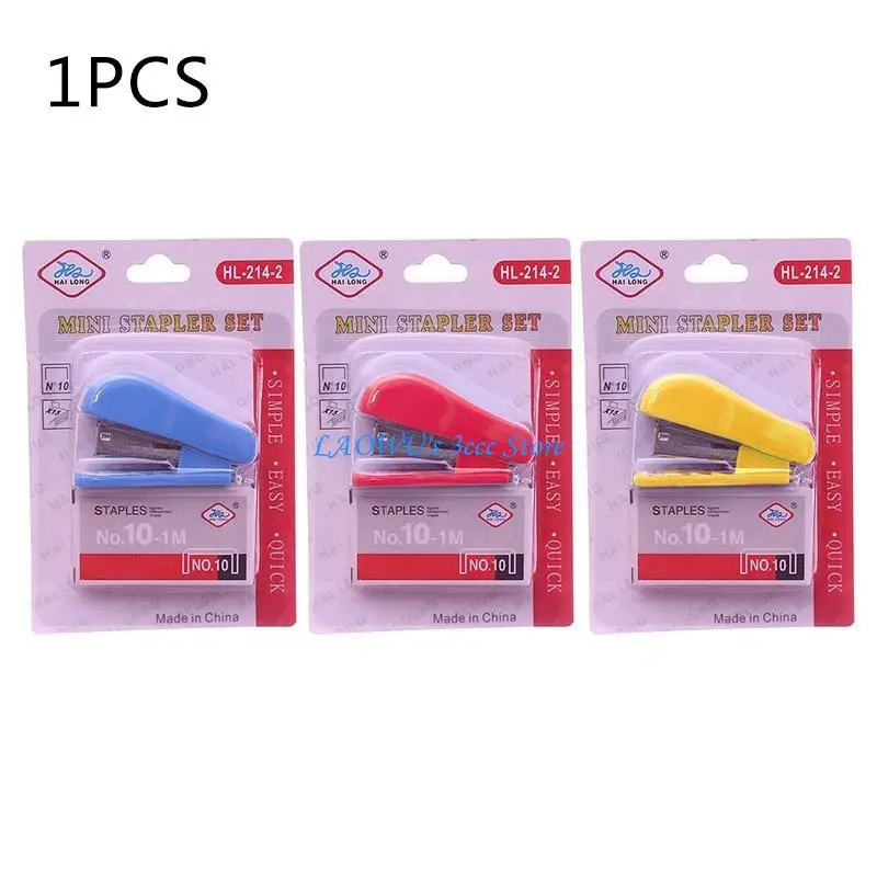 Y8AD Portable Stapler Accessory with Equipped with Staple Remover for Kid