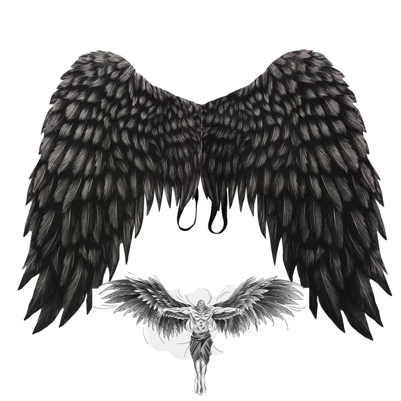 

Sky04 Large Adult Angel Wings Christmas Halloween Carnival Party Dress Up Birthday Gift Cosplay Angel Dress Up Large Adult 44Gg！
