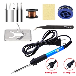 Adjustable Temperature Electric Soldering Iron 60W Electric Soldering Iron Welding Solder Repair Tool (Note Your Local voltage)