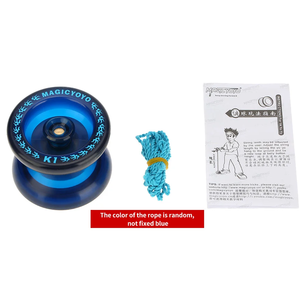 Rodamiento mágico profesional Yoyo K1 Spin ABS Yoyo 8 bolas KK con cuerda giratoria para niños y bebés