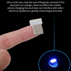Mini USB -LED -Auto Licht Innenraum, leichte Atmosphäre, Notbeleuchtung, PC, Farb dekorative Lampe, Autozubehör 10 Hauptverkaufslicht Rampa - №4