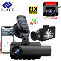 Mini 4K Dashcam Support 3 Channels 3 Cameras Car DVR WIFI GPS Loop Recording 24H Parking Mode Mobile DVR Super Night Vision