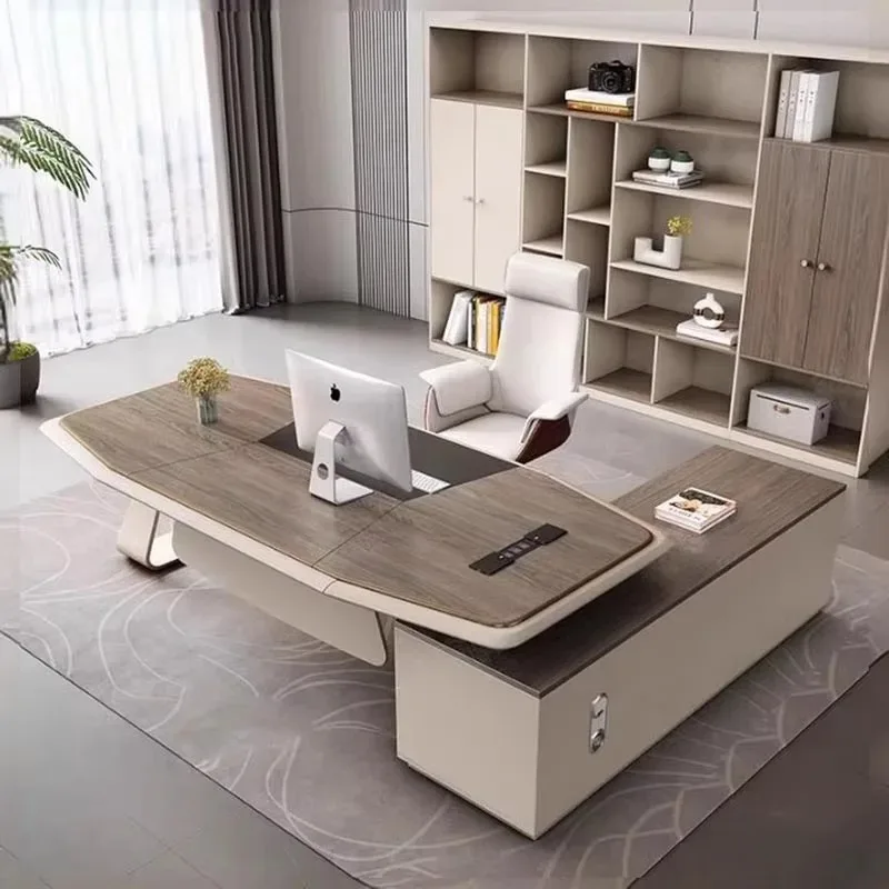 

Upgrade Protector Office Table Aesthetic Organizer Specialty L Shaped Office Desk Commercial Wooden Mesa De Escritorio Furniture