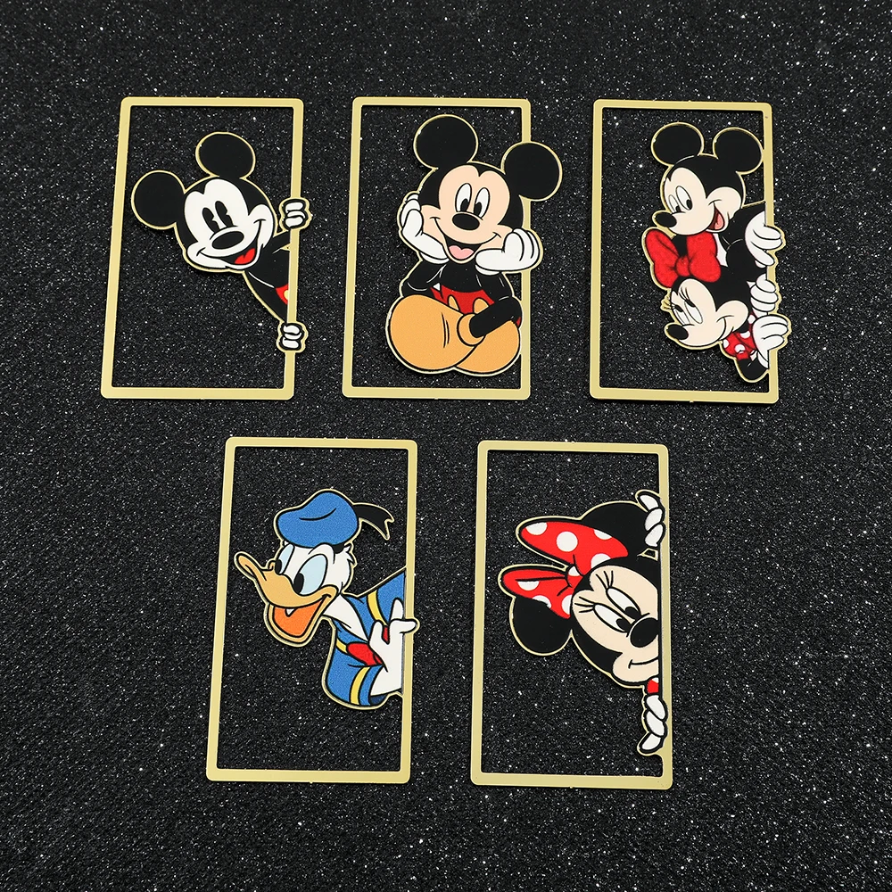 Disney tureMouse et Donald Duck PleMarks Page réinitialisation, Collection Metal Bookmark, Fit for Women, Men and Kids, GérReading Supplies, Gift