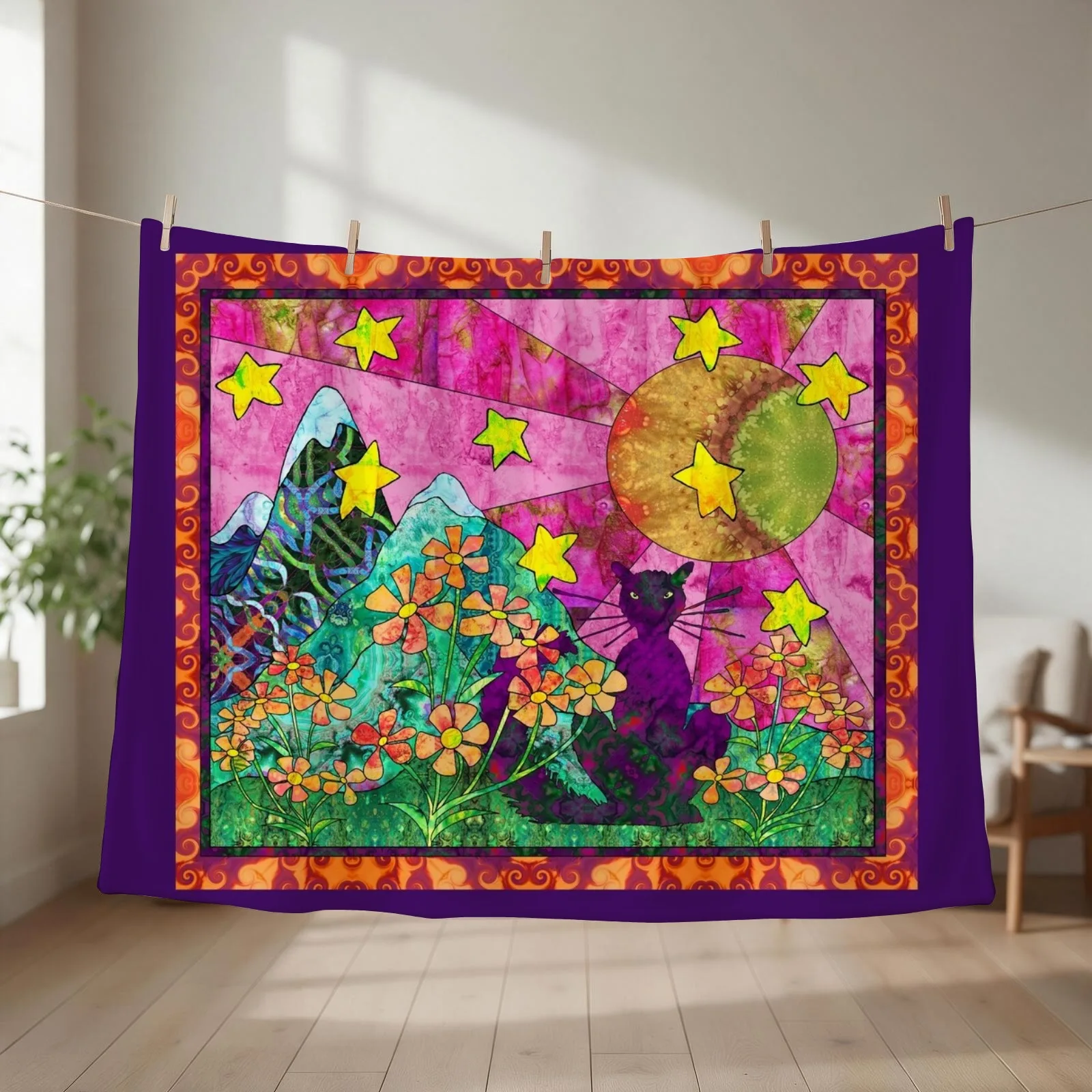 Outdoor Hunting Blanket - Hunting In The Garden Throw Blanket