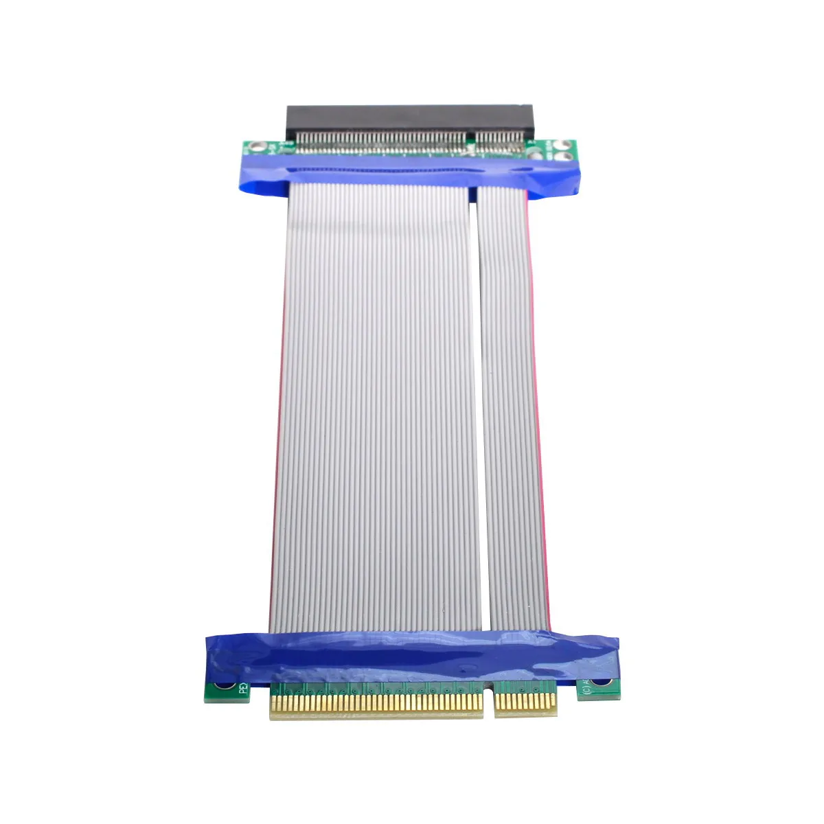 

CY PCI-E Express 8X to 8x Male to Female Slot Riser Extender Card Ribbon Cable 20cm