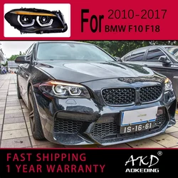 Car Lights for BMW F10 F18 LED Headlight 2011-2017 520I 525I 530I Head Lamp Drl Projector Lens Automotive Accessories