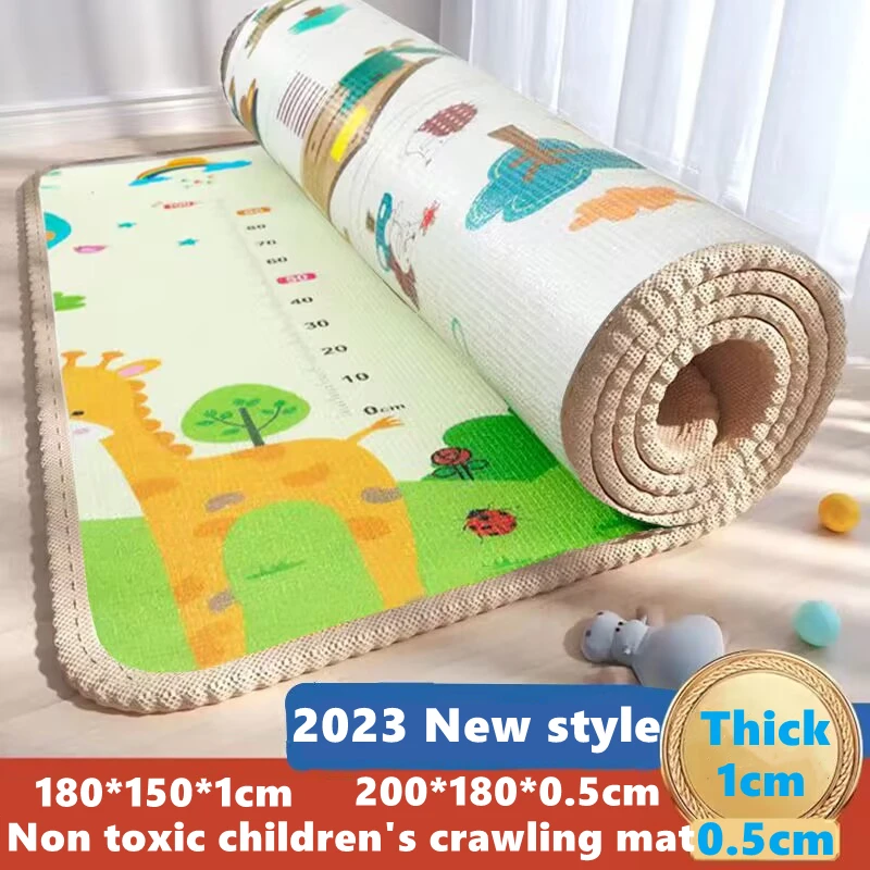 2023 NEW Thicken 1cm Baby Foam Crawling Mat Children EVA Educational Toys Kids Soft Floor Game Mat Chain Fitness Gym Game Carpet