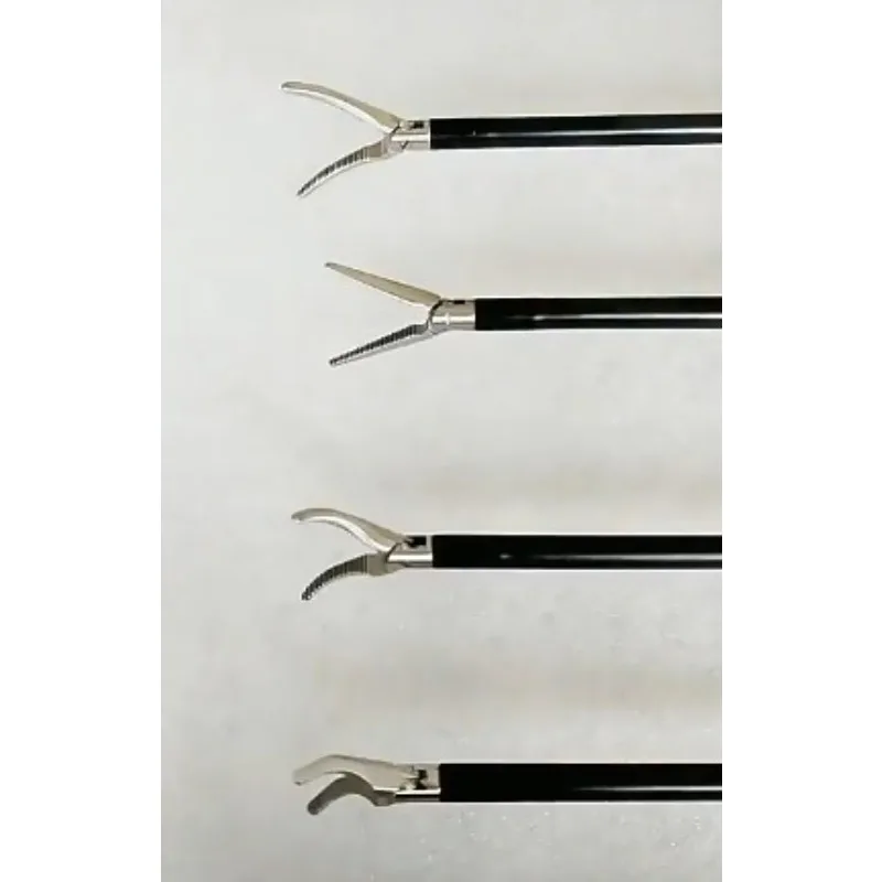 Laparoscopic Surgical Instruments Needle-holding Forceps, Straight Elbow Automatic Homing Forceps