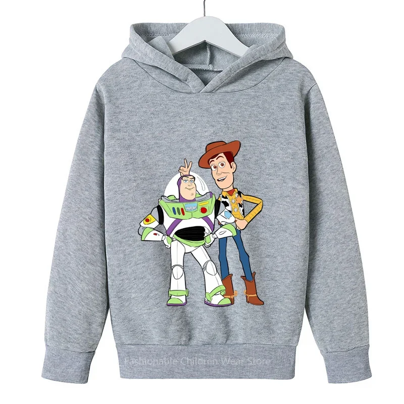 Autunno e inverno Moda e casual Disney Toy Story Cartoon Anime periferia Felpa con cappuccio da donna nuovo stile Felpa con cappuccio per abbigliamento da coppia