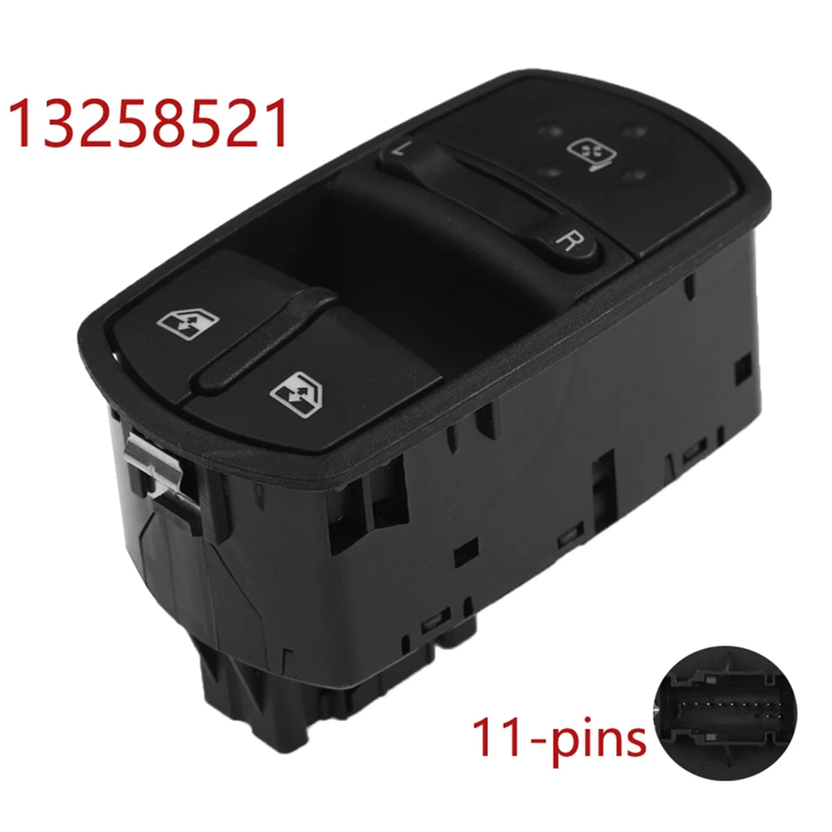 New 13258521 RHD Power Window Switch for Opel Vauxhall Corsa D/E 2006 -2014 13258521AA Auto Accessorie