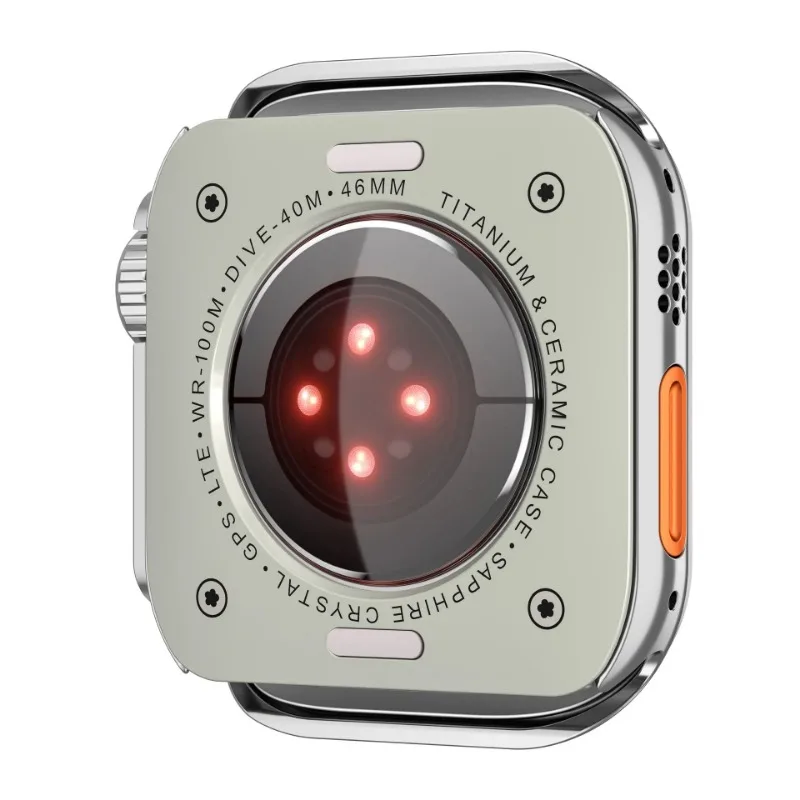 Metal Bumper Case For Apple Watch 46mm 45mm 44mm Protector Frame Cover For iWatch Series 10 9 8 7 6 5 SE Change To Ultra 2 49mm