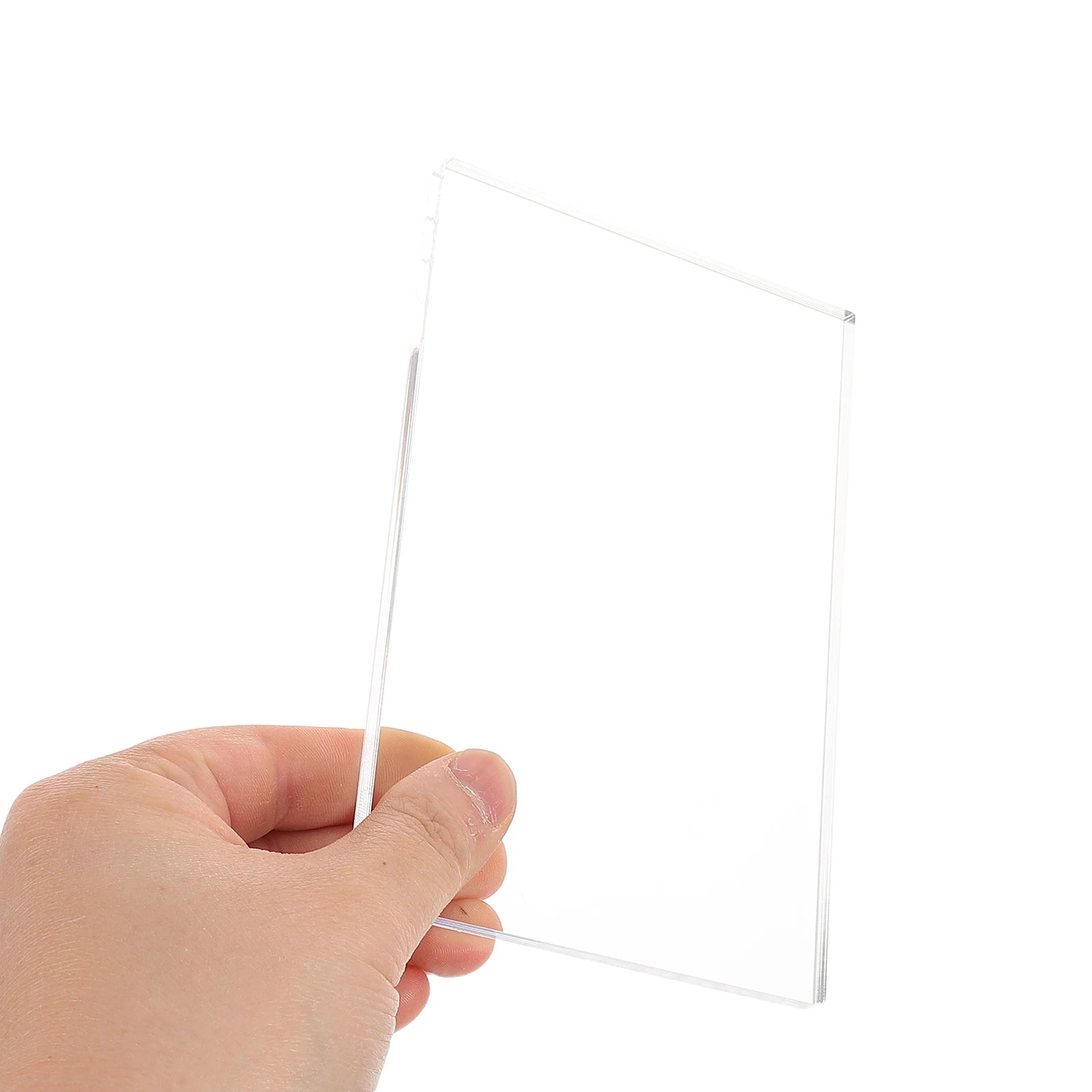 

5pcs Stamp Handle Acrylic Block Square Clear Transparent Design Stamping Tools Card Making Supplies Kids Blocks Scrapbook