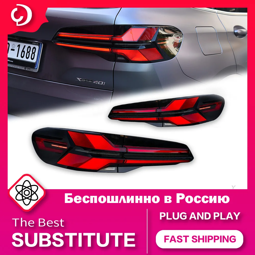 

AKD Car Styling Taillights for BMW X5 G05 2019-2023 G06 LED Taillights 2024 Style DRL Rear Reverse Brake Light Accessories