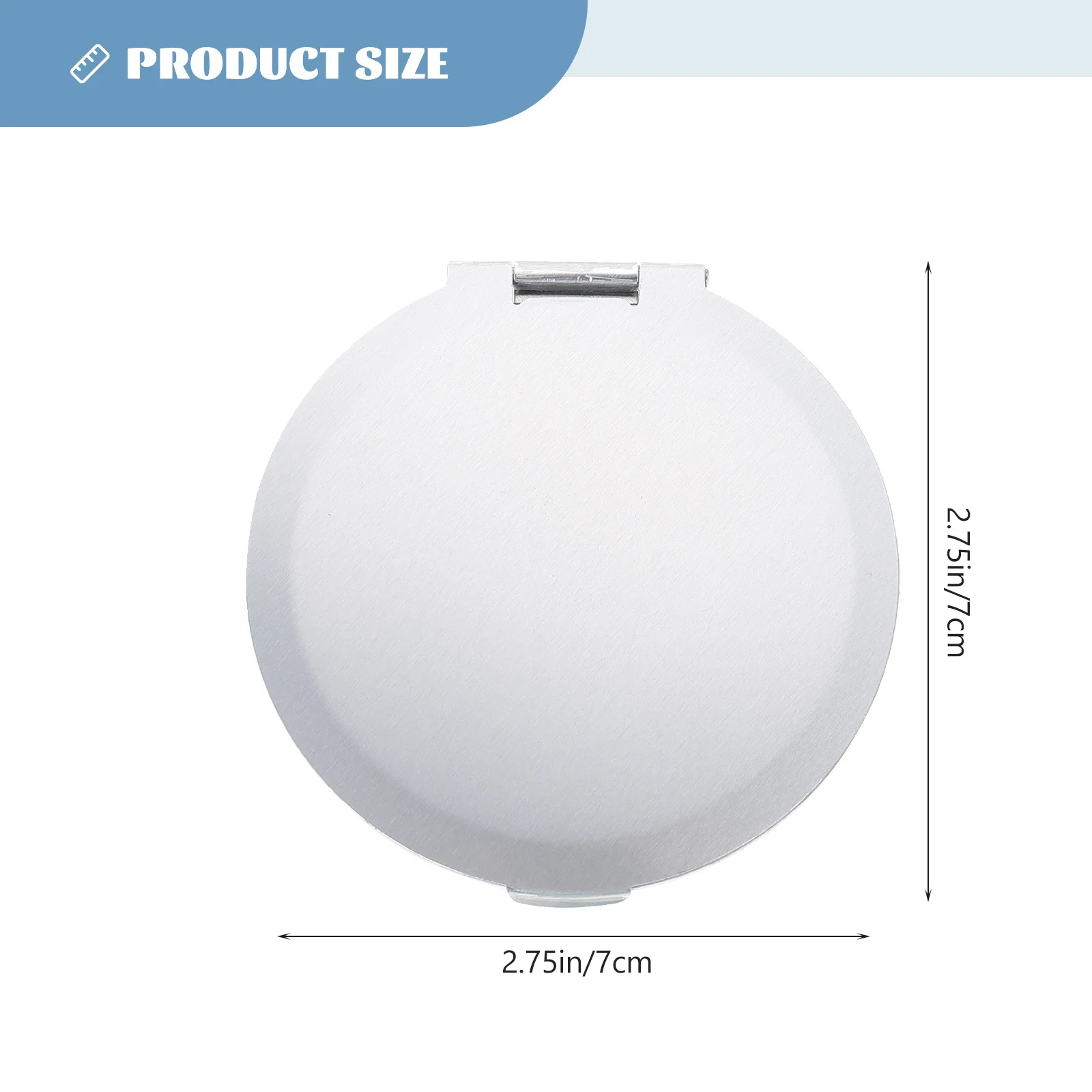 6 قطع مرايا مكياج صغيرة مستديرة بتصميم صدفي مدمج، مرآة عالية الوضوح للنساء، مرايا مكياج مدمجة