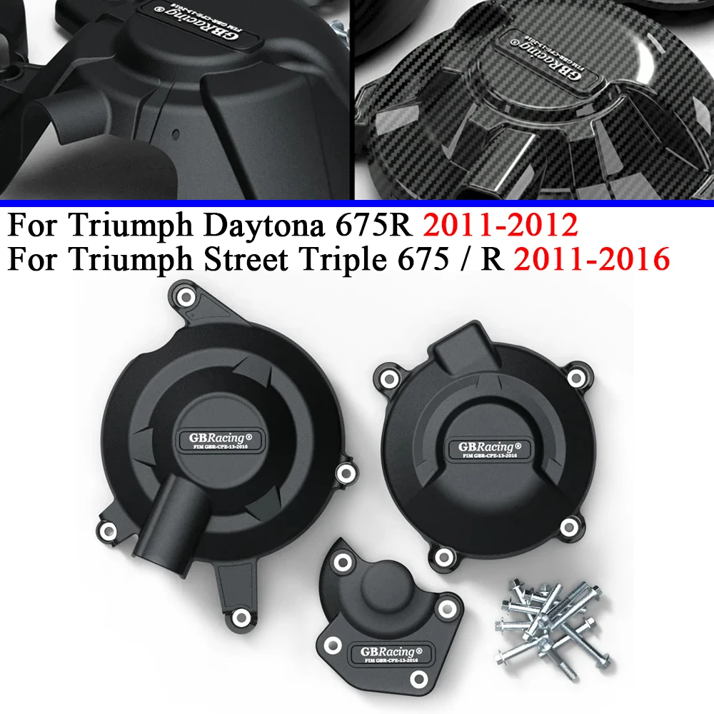 

For Triumph Daytona 675R / Street Triple 675 (R) 2011-2016 For GB Racing Motorcycle Engine Protection Cover