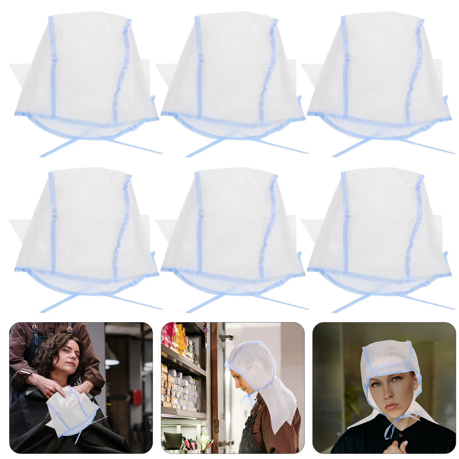 

Набор из 12 одноразовых колпачков для окрашивания волос с металлическим крючком-иглой для точного нанесения прядей, многоразовые пленочные колпачки для тонирования и окрашивания