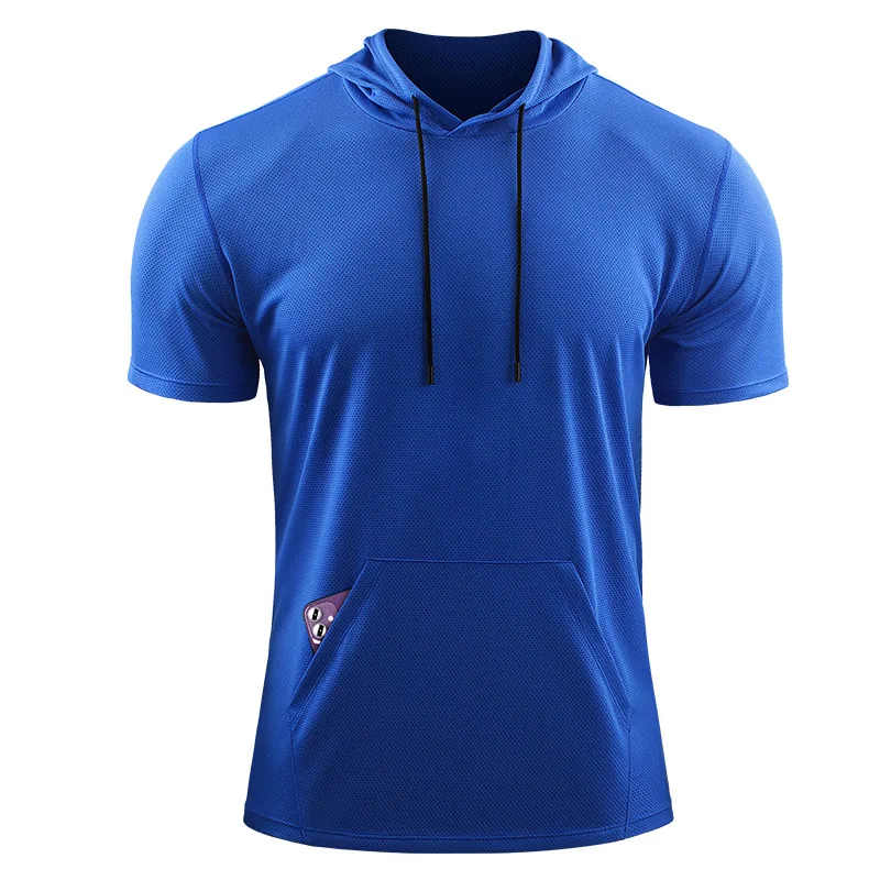 

Men Fitness Tights Running T-shirt Quick Dry Top Tee Breathable Sportswear Training Jacket Cycling Jerseys Jogging Gym Hoodies