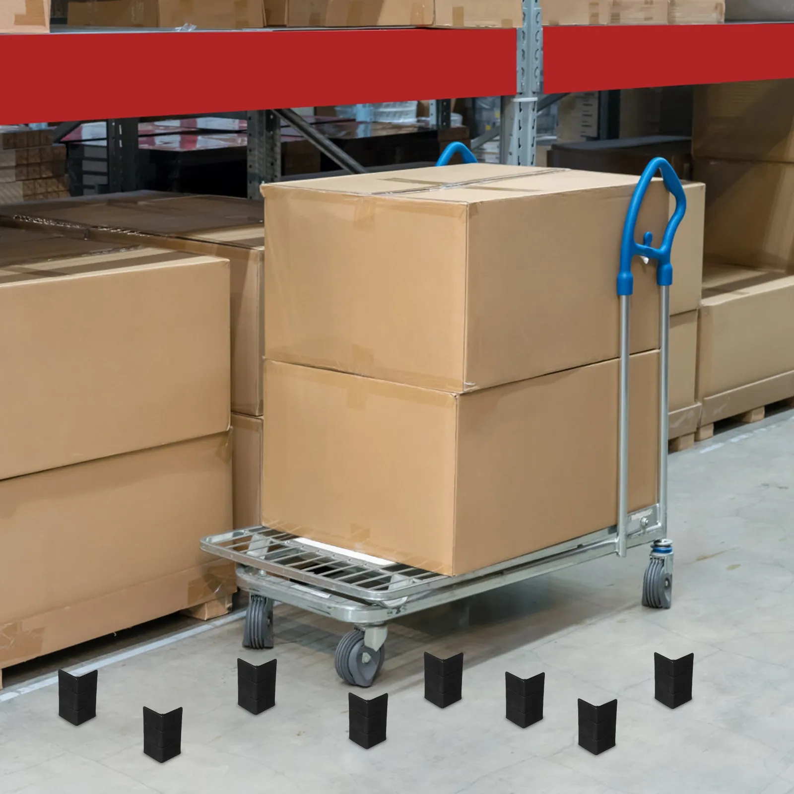 

20Pcs Box Corner Protectors Heavy-Duty Plastic Edge Guards Impact Resistant for Shipping Moving Storage Transport Corner Bumper