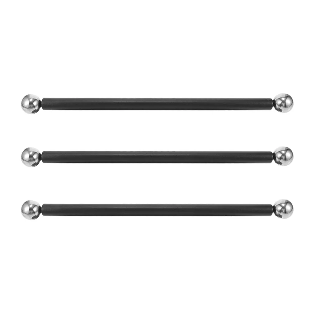 3Pcs Sturdy Aluminum Alloy Lamp Post Arm Rest Handle Elegant Paint Finish Wide Cross Arm for Outdoor Light Pole Flag Display
