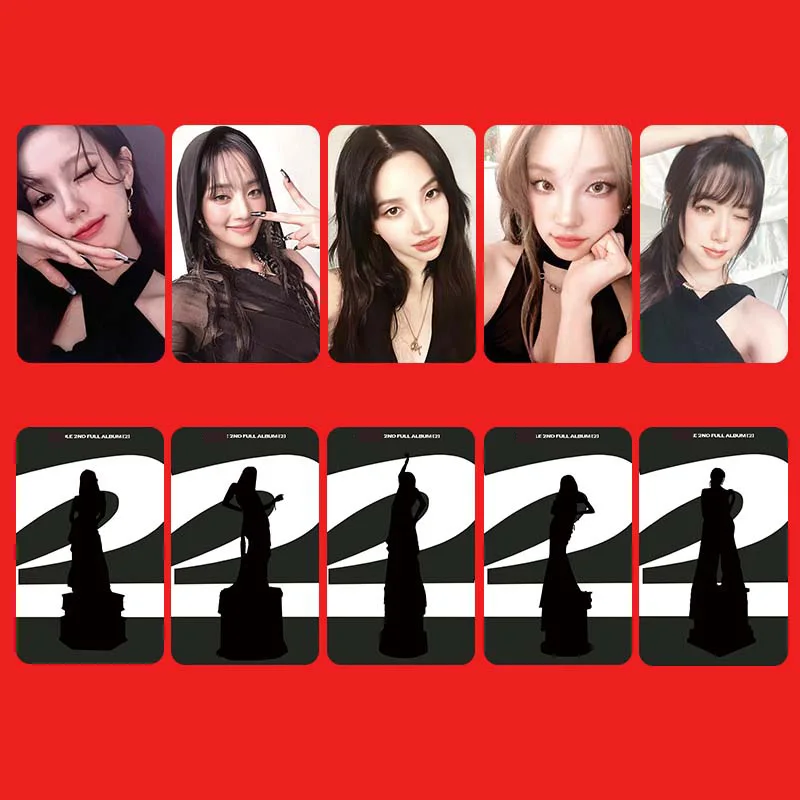 Kpop Idol GIDLE Lomo Cards Photocards Photo Card  Postcard for Fans Collection