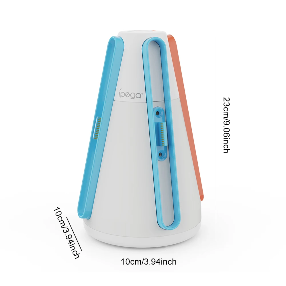 Station de chargeur pour contrôleur NS2, avec 10 Modes d'éclairage RGB, support de rangement magnétique, poignée de jeu, support de chargeur, accessoires de jeu