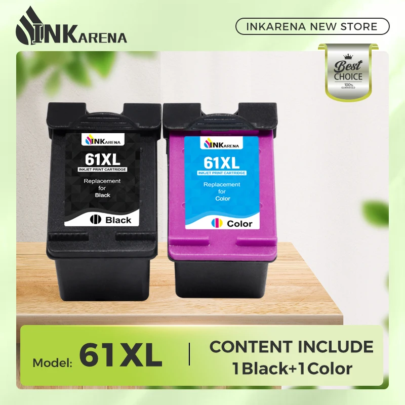 Compatible 61XL Ink Cartridge For HP61 For HP 61 XL Envy 4500 4502 5530 Deskjet 1050 2050 3050 3054 3000 1000 Inkjet Printer