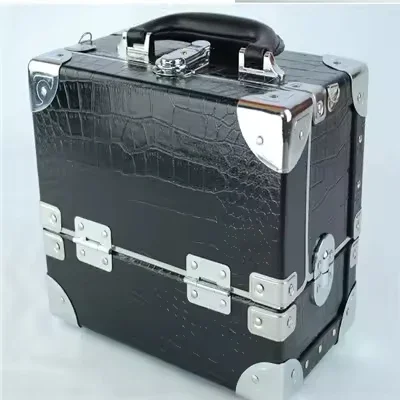 Brush Professional Make Up Makeup-suitcase Large Drawer Portable Black Case Travel Cosmetic Kit Organizer Suitcase Makeup Box