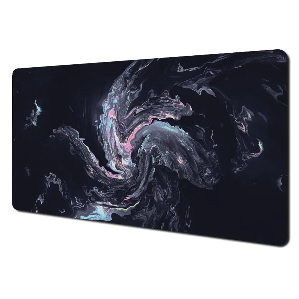 Abstract Cool Liquid Mouse Pad Nootbook Game Rug Large Gaming Non-slip Computer Desk Aesthetic Laptop Tablet Mat Mini PC Playmat
