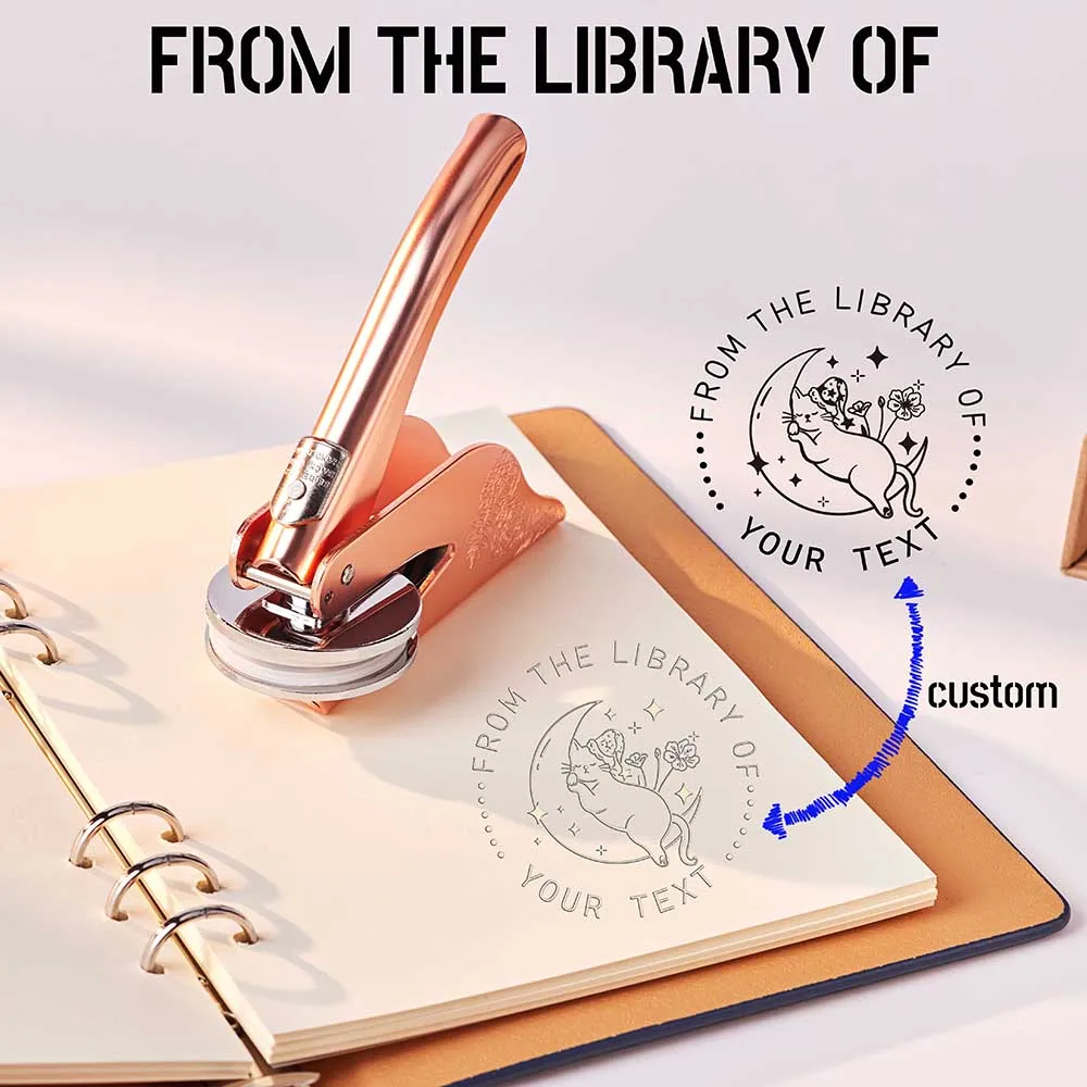 Custom Embossed Library Stamps & Teacher Stamps – Perfect Back-to-School Classroom Gift Picks