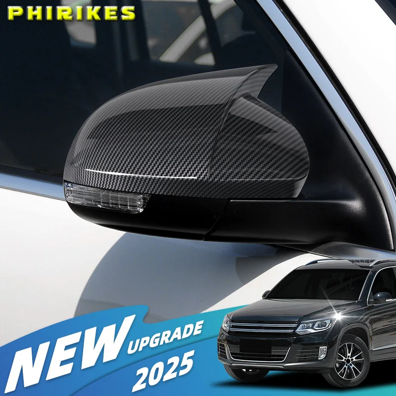 

Корпус зеркала заднего вида в форме рога, детали для модификации зеркала заднего вида, внешние компоненты для Volkswagen Tiguan MK1 2009-2016