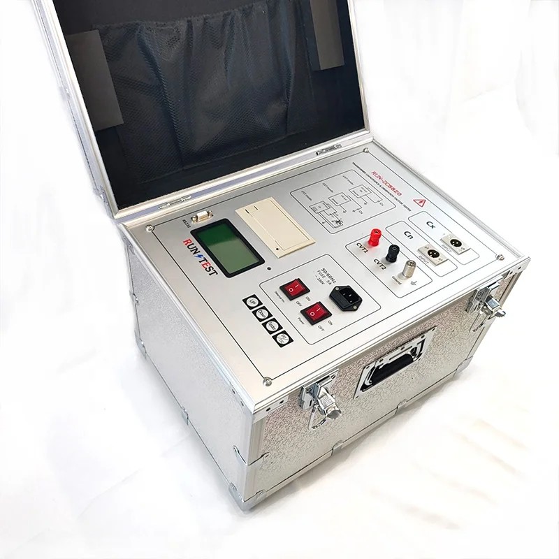 Transformer Capacitance and Tan Delta Kit Dielectric Loss Test Equipment  Automatic Capacity Dissopation Factor Tester