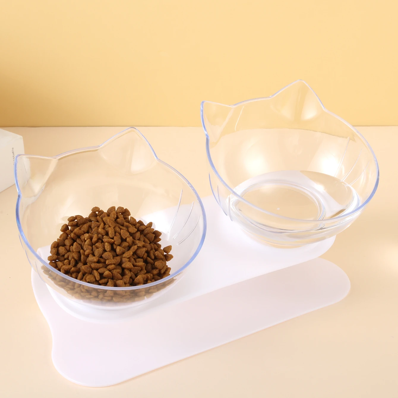 Non-Slip Double Cat Bowl Dog Bowl With Stand Pet Feeding Cat Water Bowl For Cats Food Pet Bowls For Dogs Feeder Product Supplies