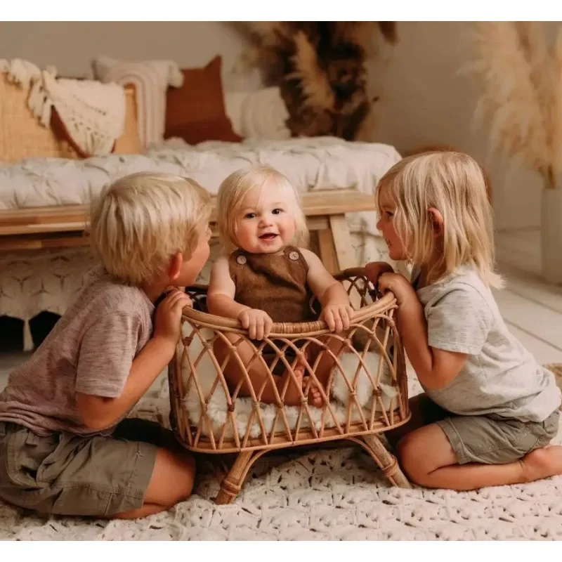 كرسي الكرمة سبيكة أثاث التصوير الفوتوغرافي لحديثي الولادة دعائم التصوير تنغ استوديو الطفل لوازم التصوير أداة صور الوليد الأساسية