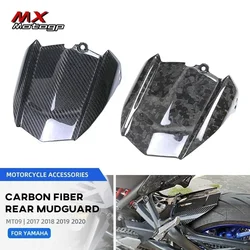 Motorcycle Mudguard Rear Fender Splash Mud Guard Real Carbon Fiber For Yamaha MT09 FZ09 MT 09 FZ 09 XSR 900 2014-2020 2019