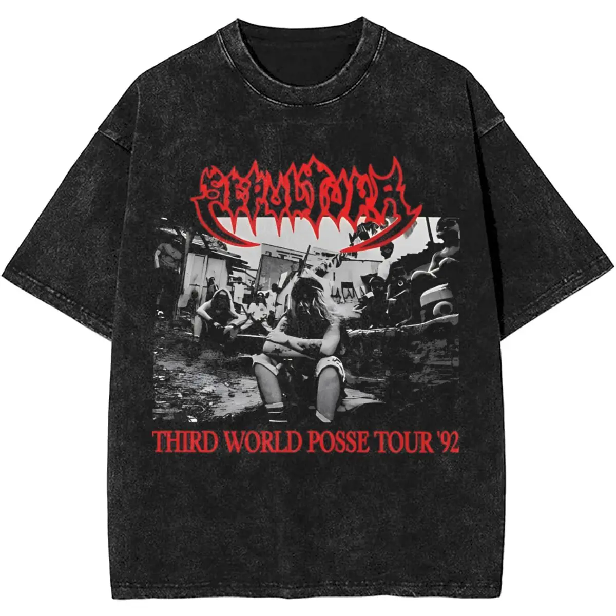 Sepultura Metal Rock Band T Shirts Hip Hop Washed 100% Cotton Harajuku T-Shirt Fashion Men Women Streetwear Summer Tees