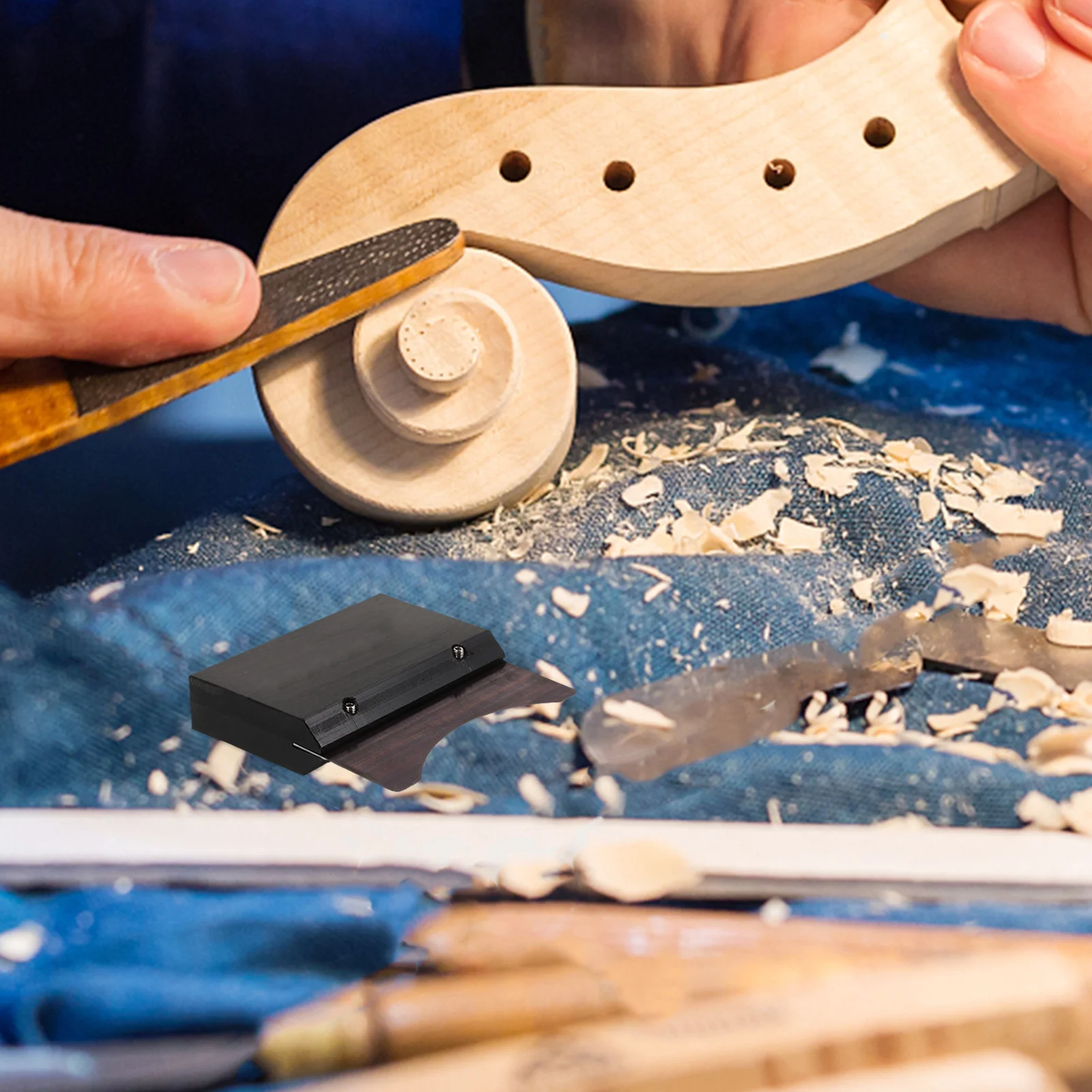 

Violin Repair Scraper Tool Wooden Fingerboard Maintenance Luthier Kit Professional Instrument Care Violin Repair
