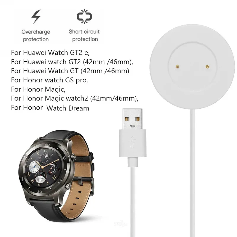

Portable Fast Charging Dock Accessories for Huawei Watch GT GT2e GT2 42mm 46mm Honor Magic 1/2 GS Pro Watch Chargers