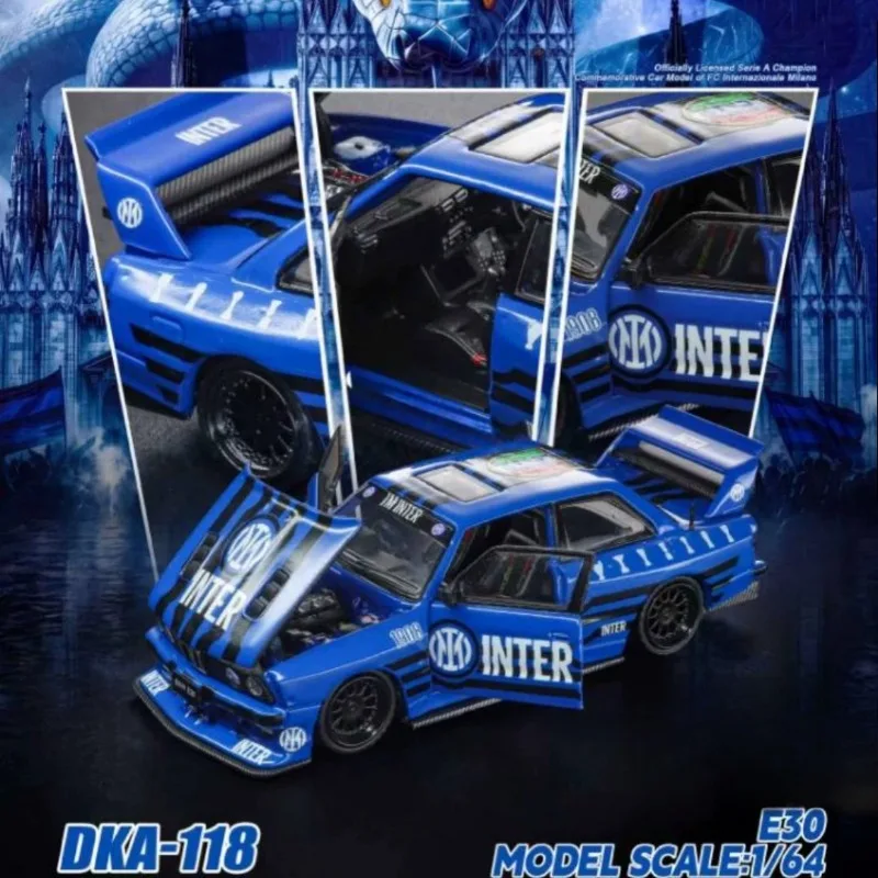DKA 1:64 BMW E30 21‑Times Championship Commemorative Full Opening Version Diecast Model Car, Fine Details, Display Collectible