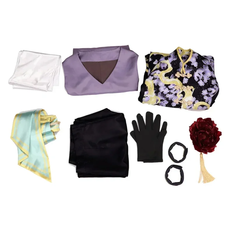 COSGOGO [مخصص] لعبة IDOLiSH7 Zool Natsume Minami أزياء الهالوين التأثيرية للنساء والرجال باللون الأسود والأبيض زي المبارزة؛ 2'k، 8;c'