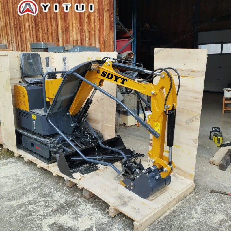 حفارة صغيرة متينة ومدمجة مخصصة مع محرك قوي - متوافقة مع الاتحاد الأوروبي لمشاريع الحفر وأعمال المناظر الطبيعية