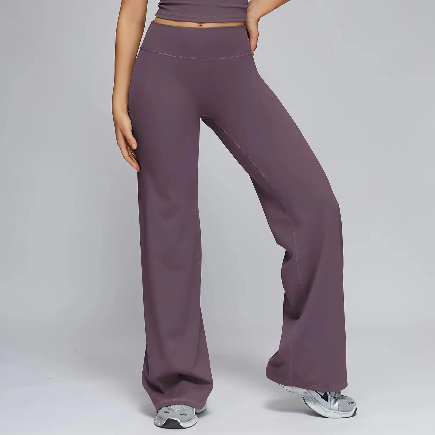 Fitness Sports Flared Pant Dance Trousers Women shaped Hip Yoga Pants Flare Leggings Women High Waist Wide Leg Pants Gym Women